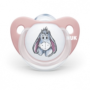 NUK DISNEY - биберон залъгалка силикон 0-6 мес. 1бр + кутийка за съхранение и стерилизация в микровълнова